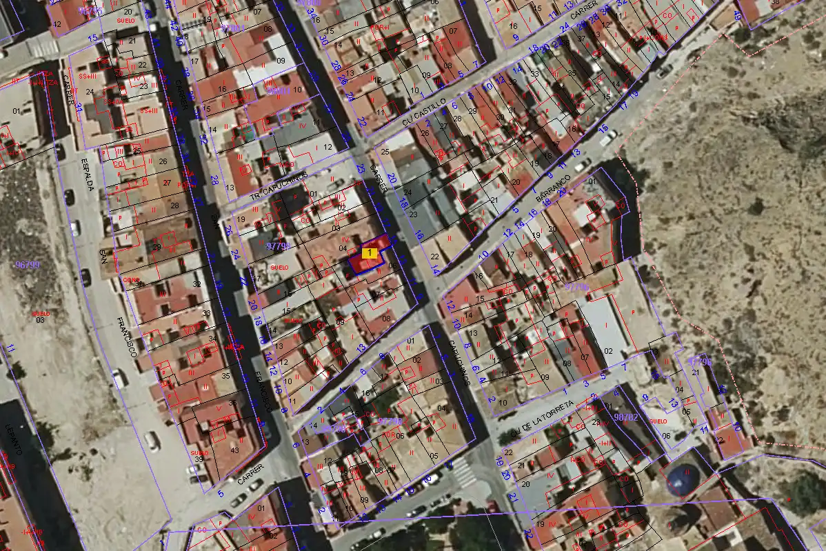 Vista exterior de Residencial en venda en Orihuela