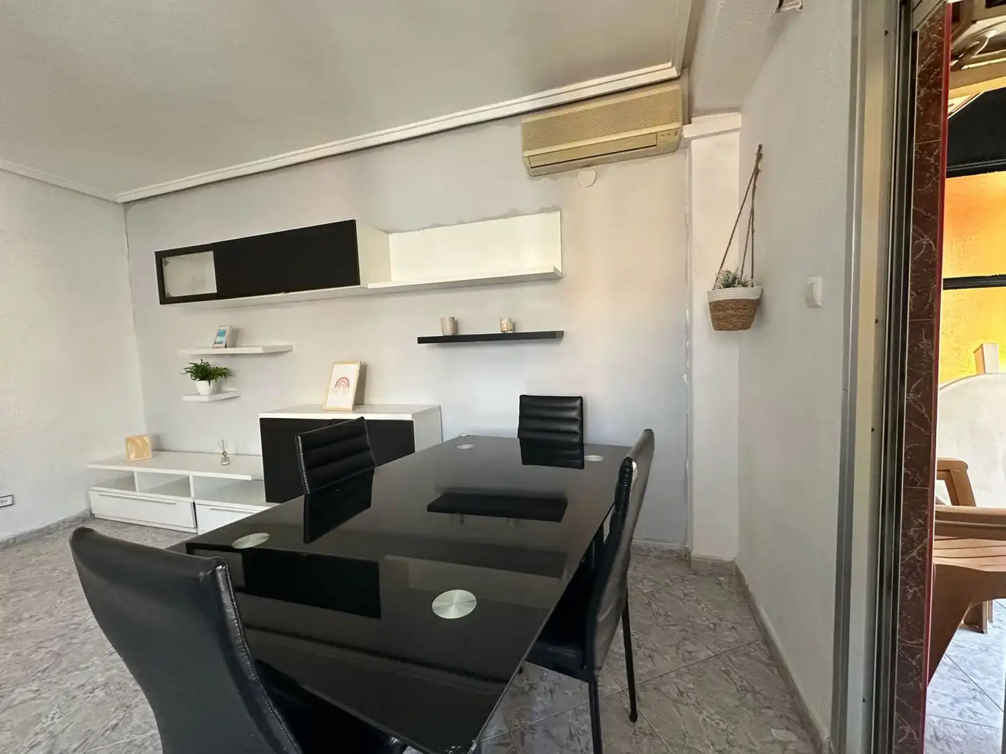 Dining room of Flat for sale in Torrent  with Air Conditioner and Balcony