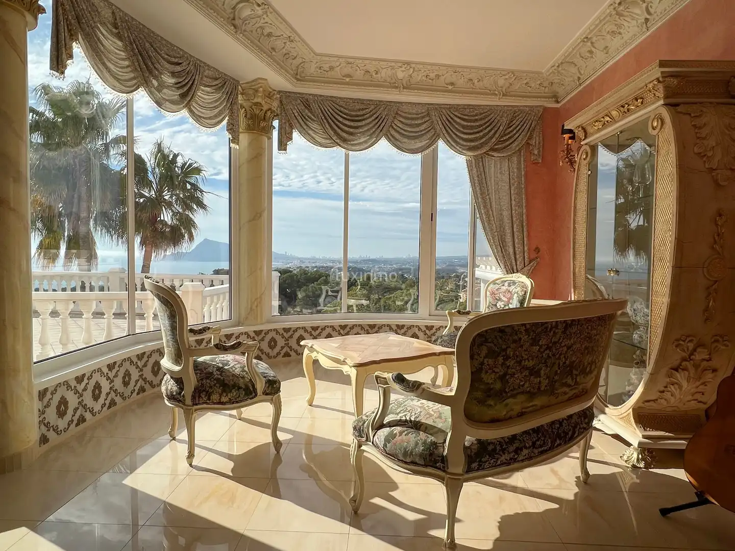 Sala d'estar de Casa o xalet de lloguer en Altea la Vella