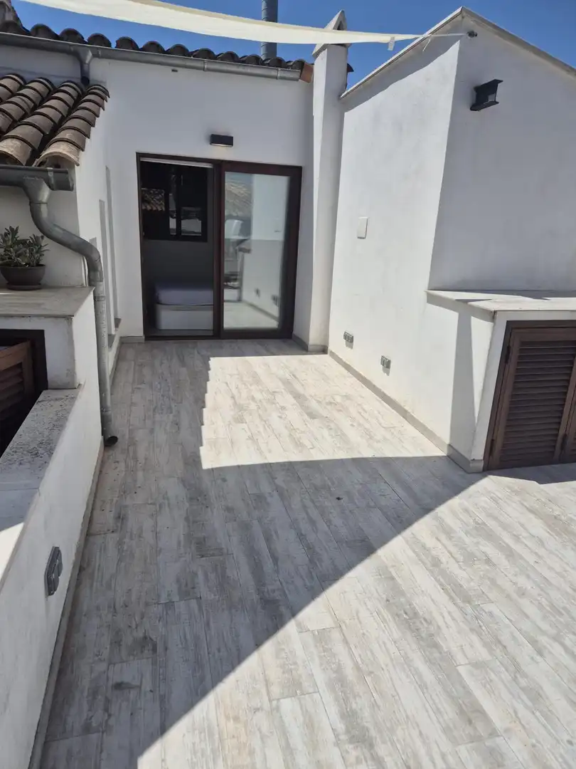 Terrace of Attic for rent in  Palma de Mallorca  with Air Conditioner, Heating and Terrace