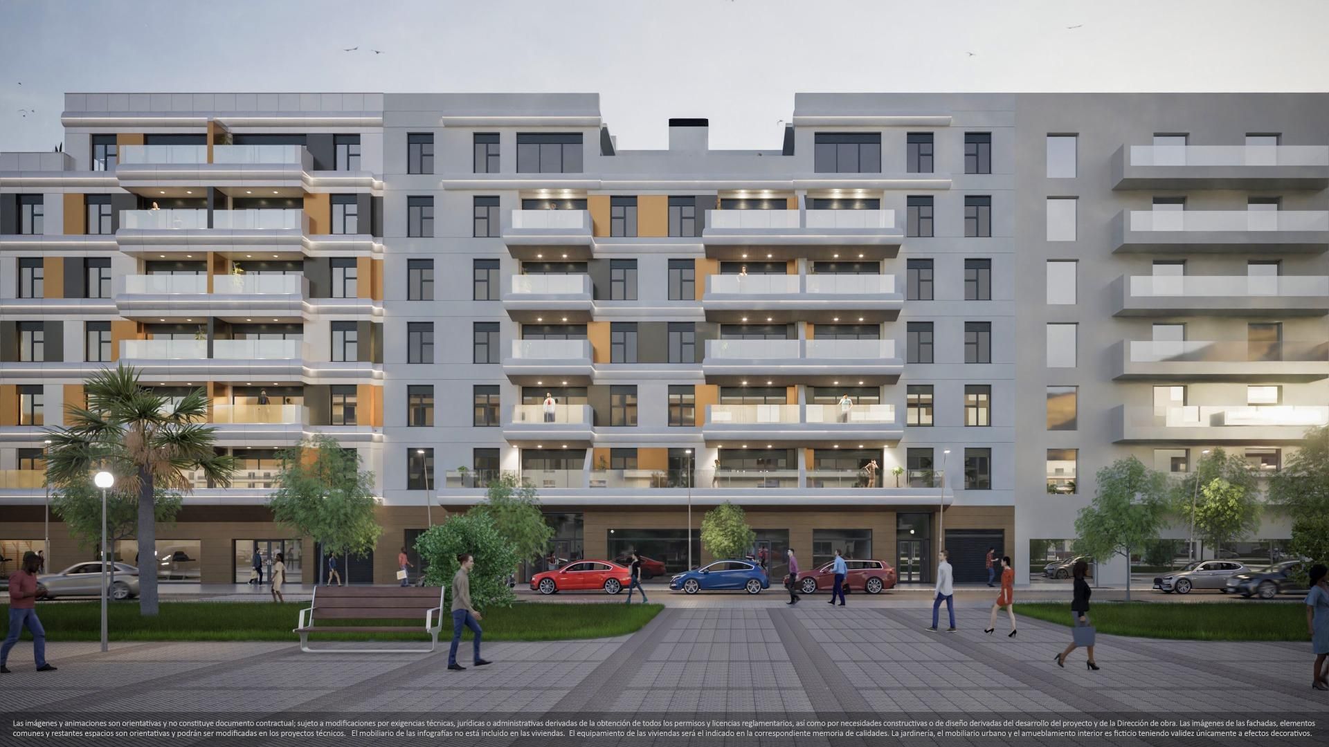 Vista exterior de Apartament en venda en Badajoz Capital amb Aire condicionat, Terrassa i Piscina comunitària