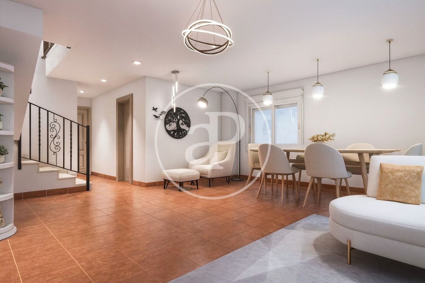 Sala de estar de Casa o chalet en venta en Turís con Aire acondicionado, Calefacción y Jardín privado