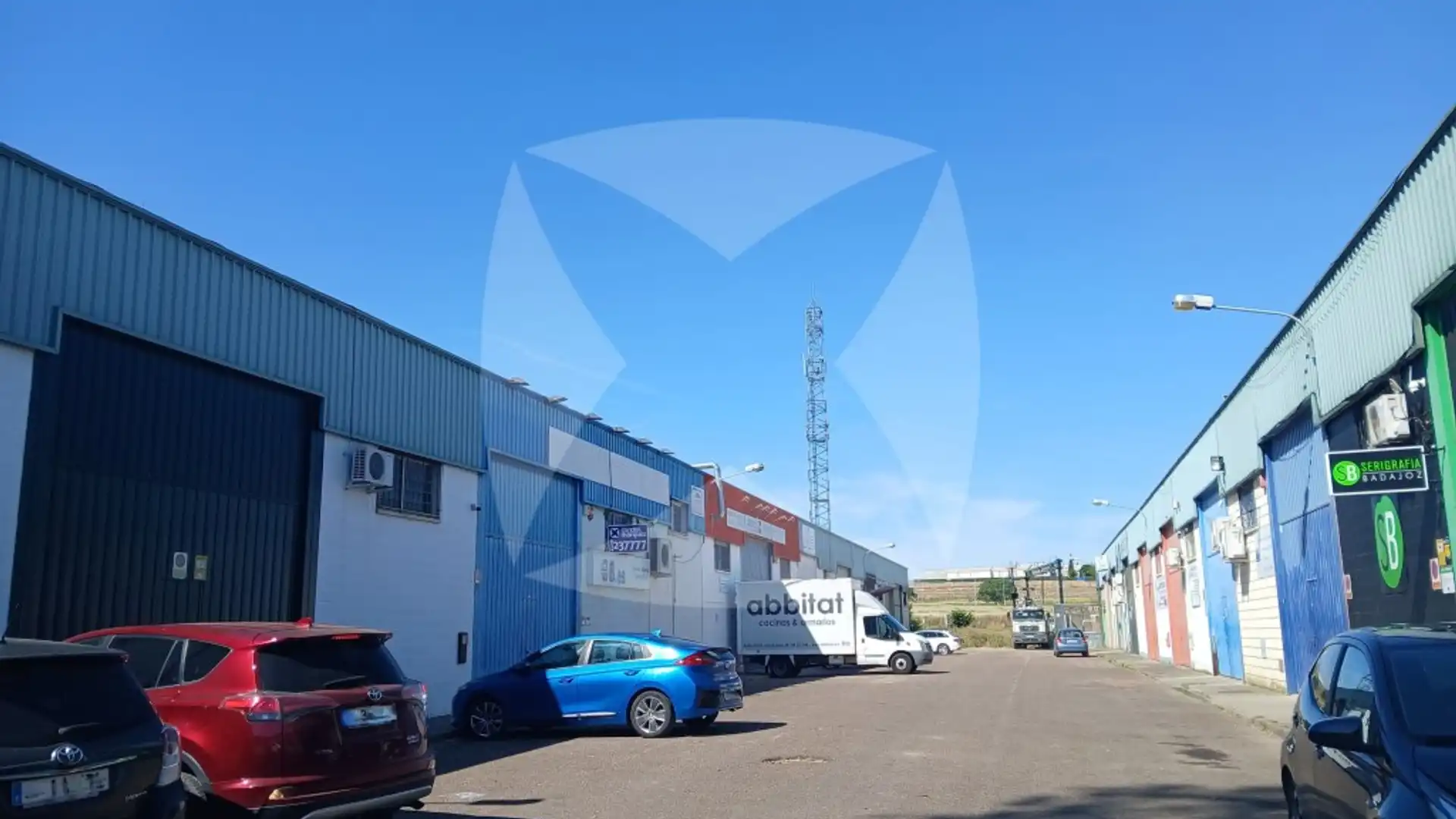 Außenansicht von Fabrikhallen zur Miete in Badajoz Capital