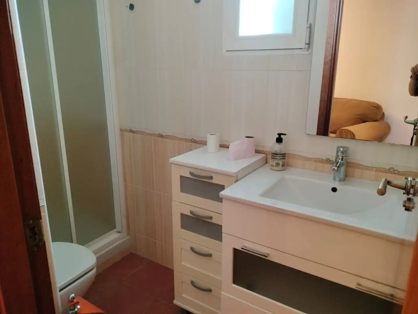 Badezimmer von Wohnung zur Miete in Puertollano mit Klimaanlage und Möbliert