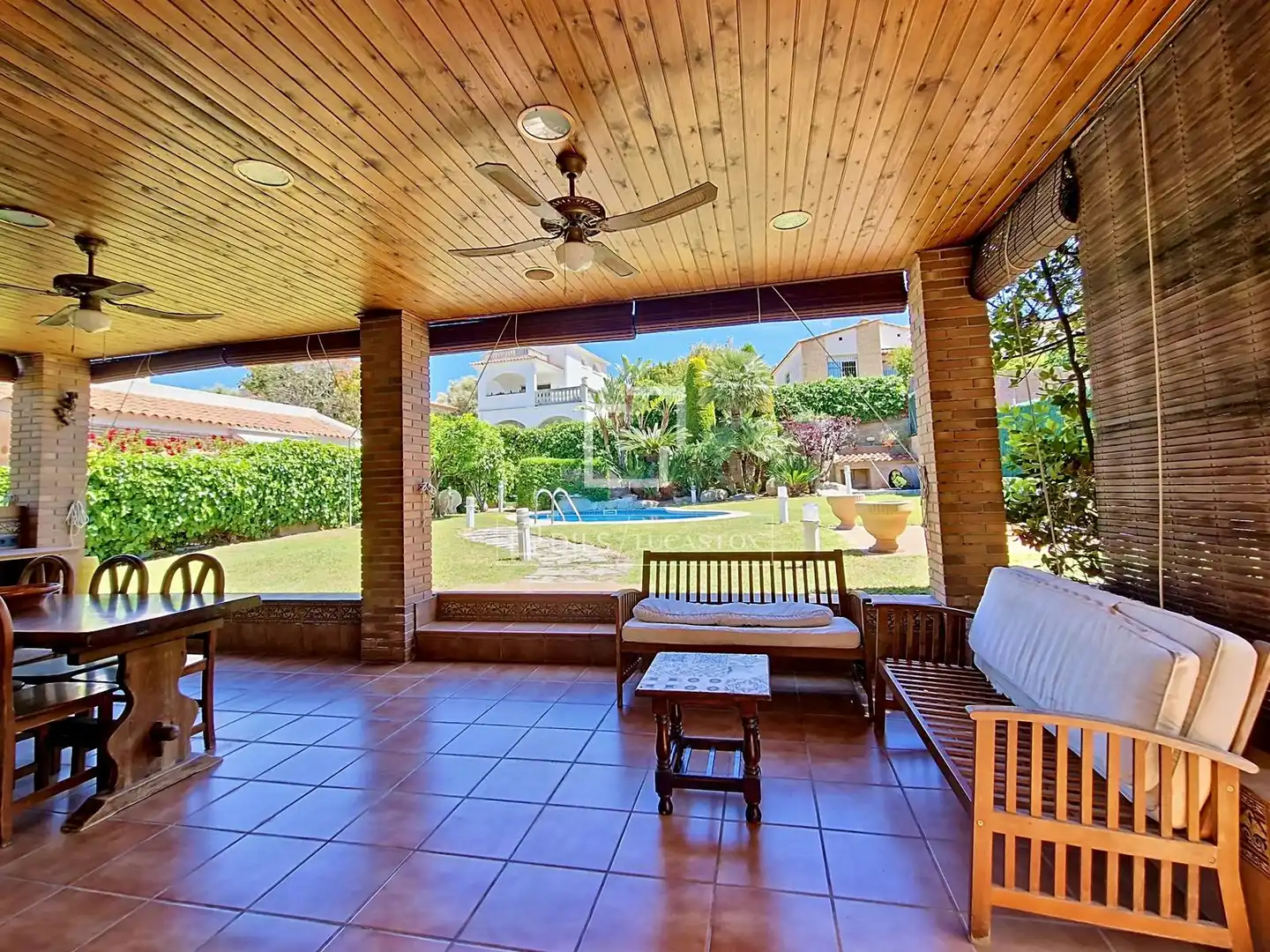 Terraza de Casa o chalet de alquiler en Cunit con Aire acondicionado, Calefacción y Jardín privado