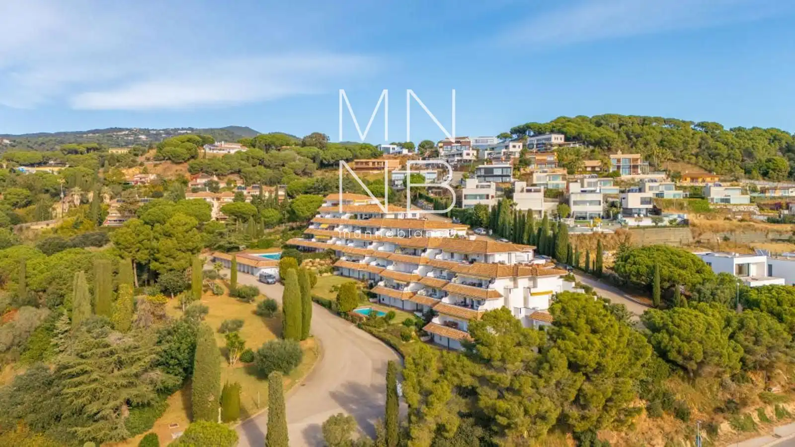 Außenansicht von Wohnung zur Miete in Sant Vicenç de Montalt mit Klimaanlage, Heizung und Terrasse