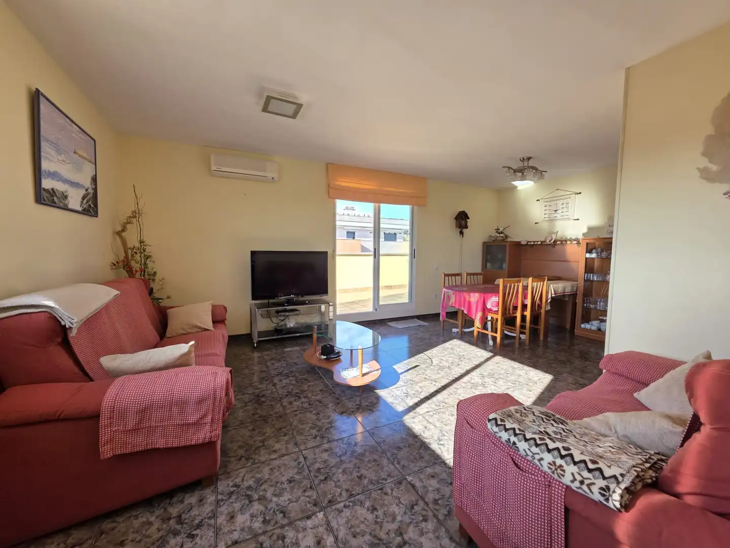 Sala de estar de Ático en venta en La Ràpita con Aire acondicionado, Terraza y Amueblado