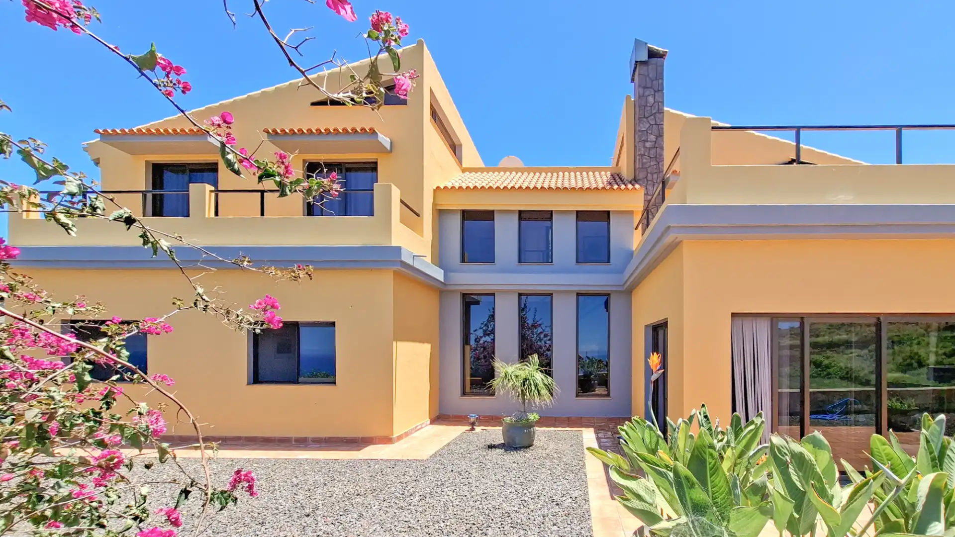 Vista exterior de Casa o chalet en venta en San Juan de la Rambla con Jardín privado, Parquet y Terraza