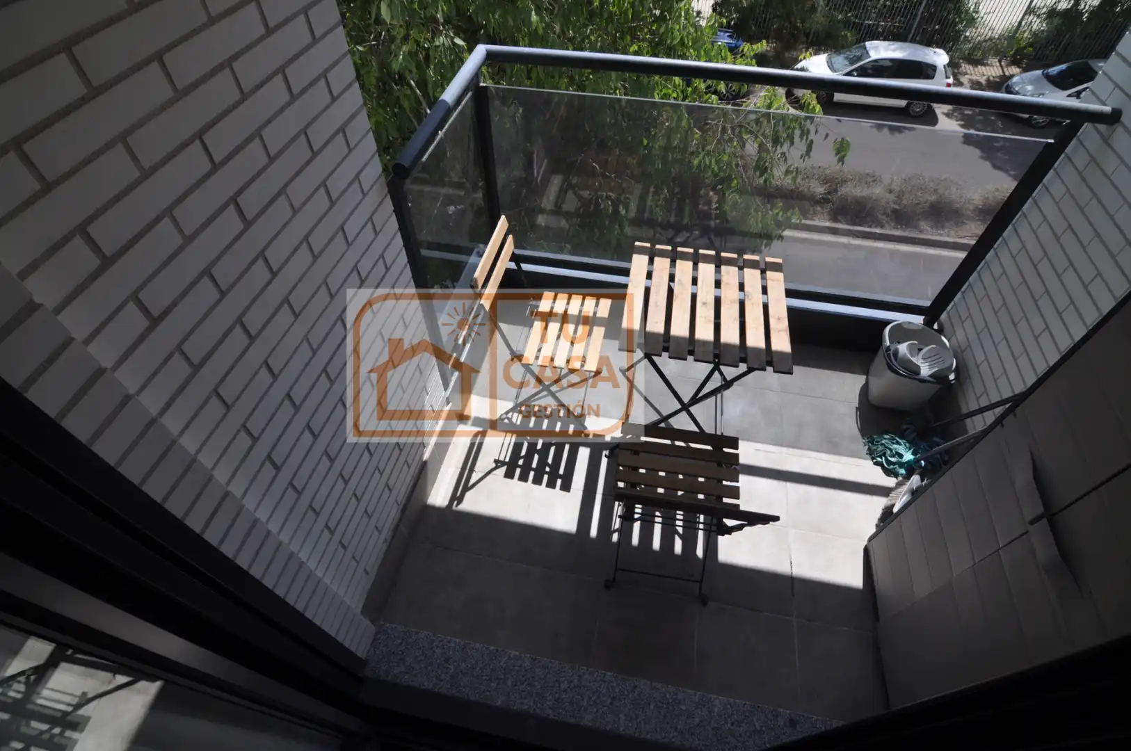 Terraza de Piso de alquiler en Cáceres con Aire acondicionado, Calefacción y Jardín privado