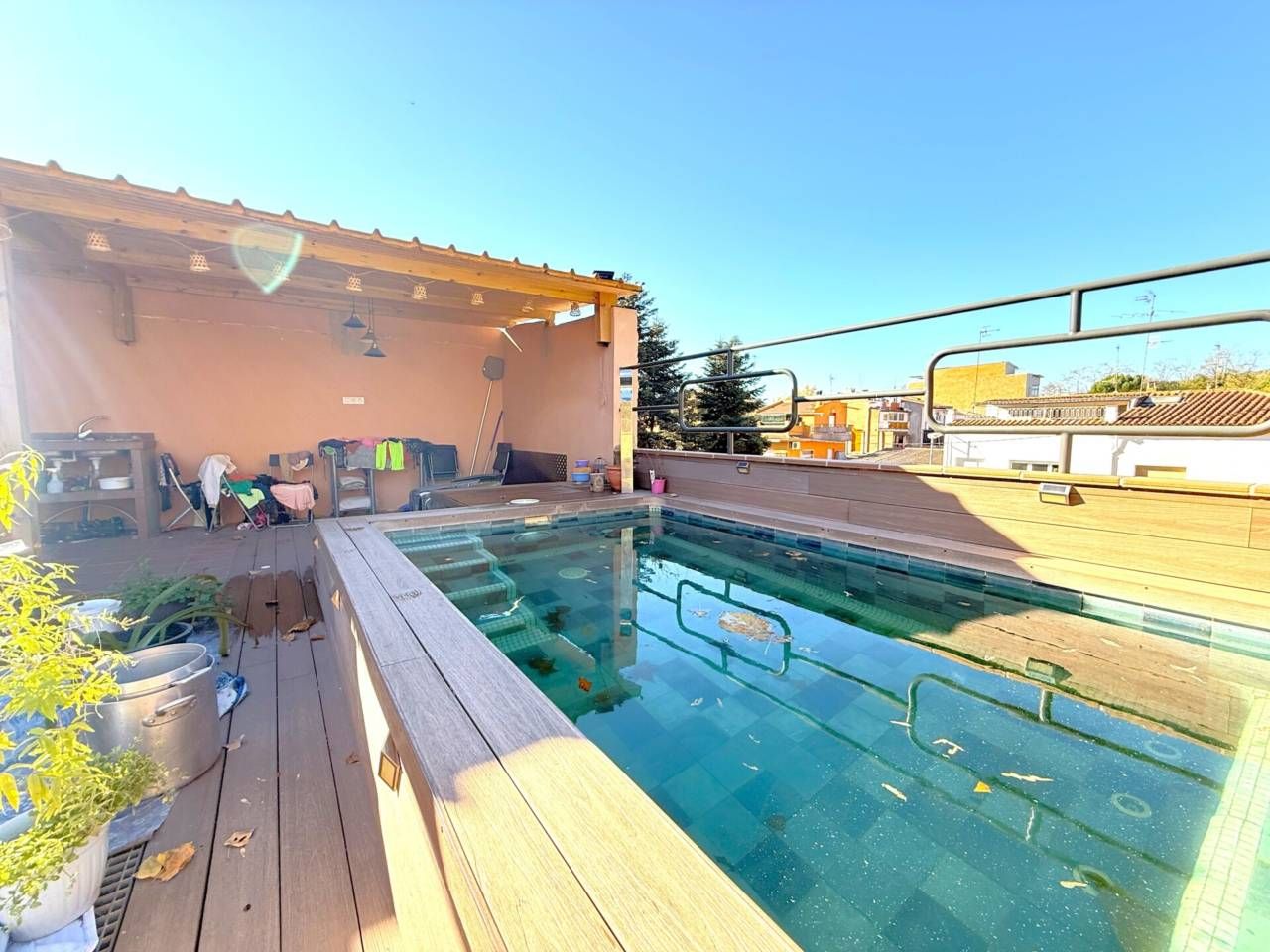 Piscina de Casa o xalet en venda en Sant Celoni amb Aire condicionat, Calefacció i Jardí privat