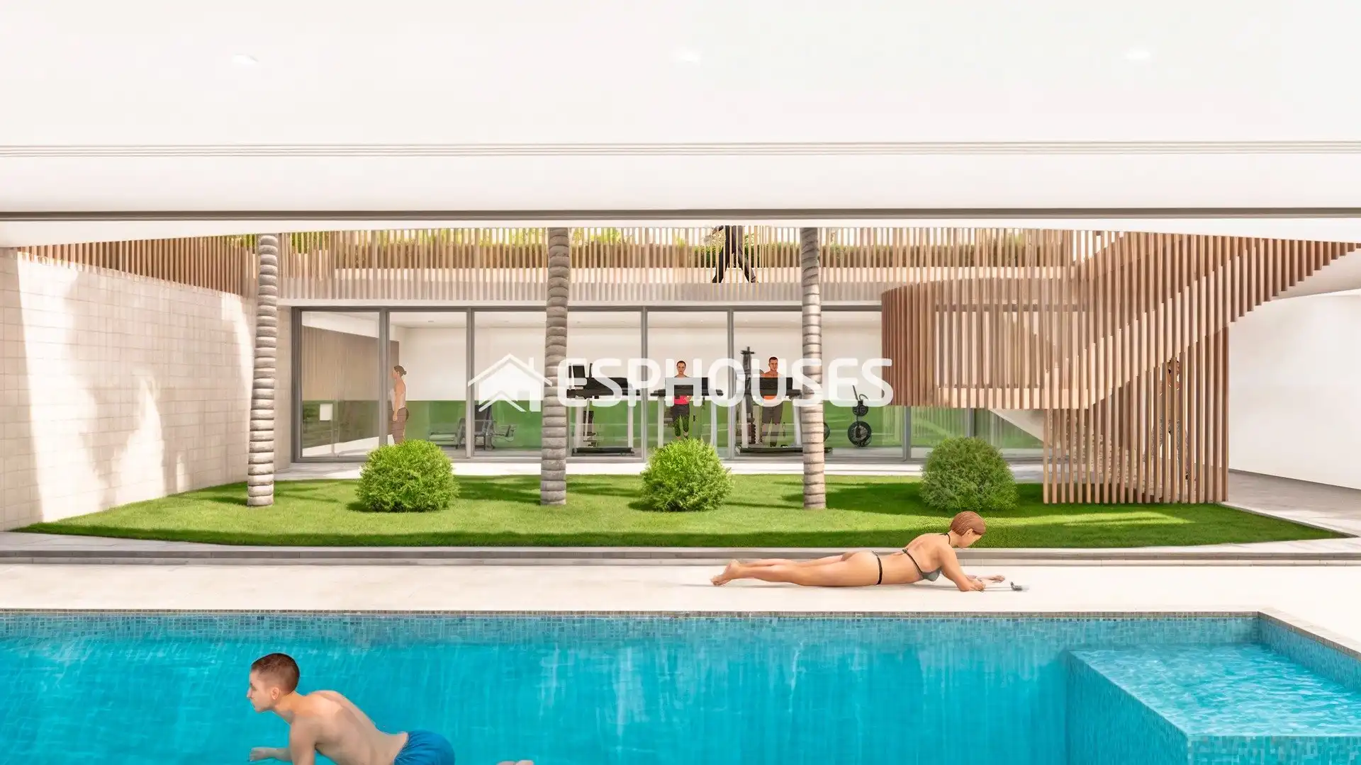 Piscina de Planta baja en venta en Pilar de la Horadada con Aire acondicionado, Terraza y Amueblado