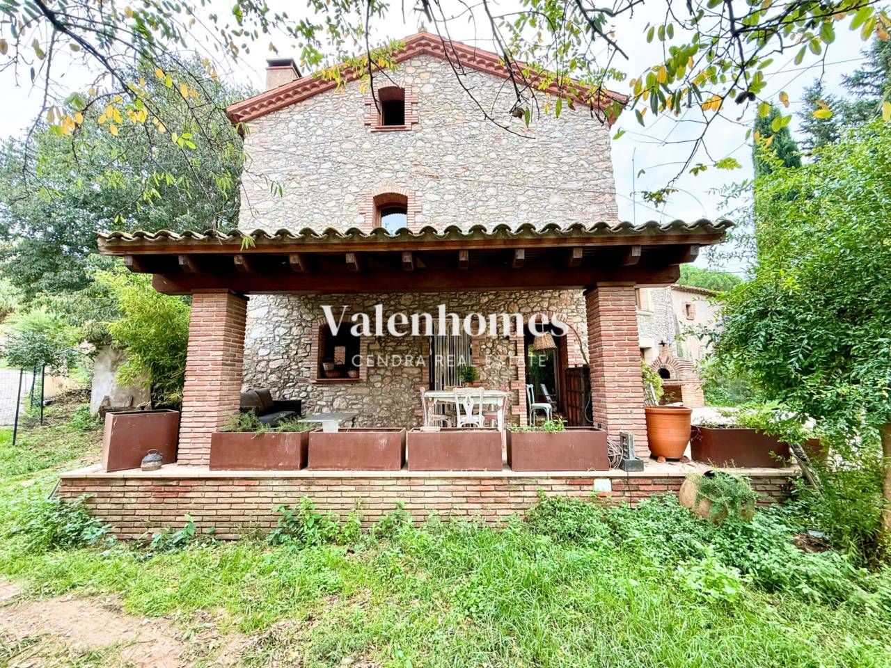 Vista exterior de Casa o xalet en venda en Bigues i Riells del Fai amb Aire condicionat, Calefacció i Jardí privat