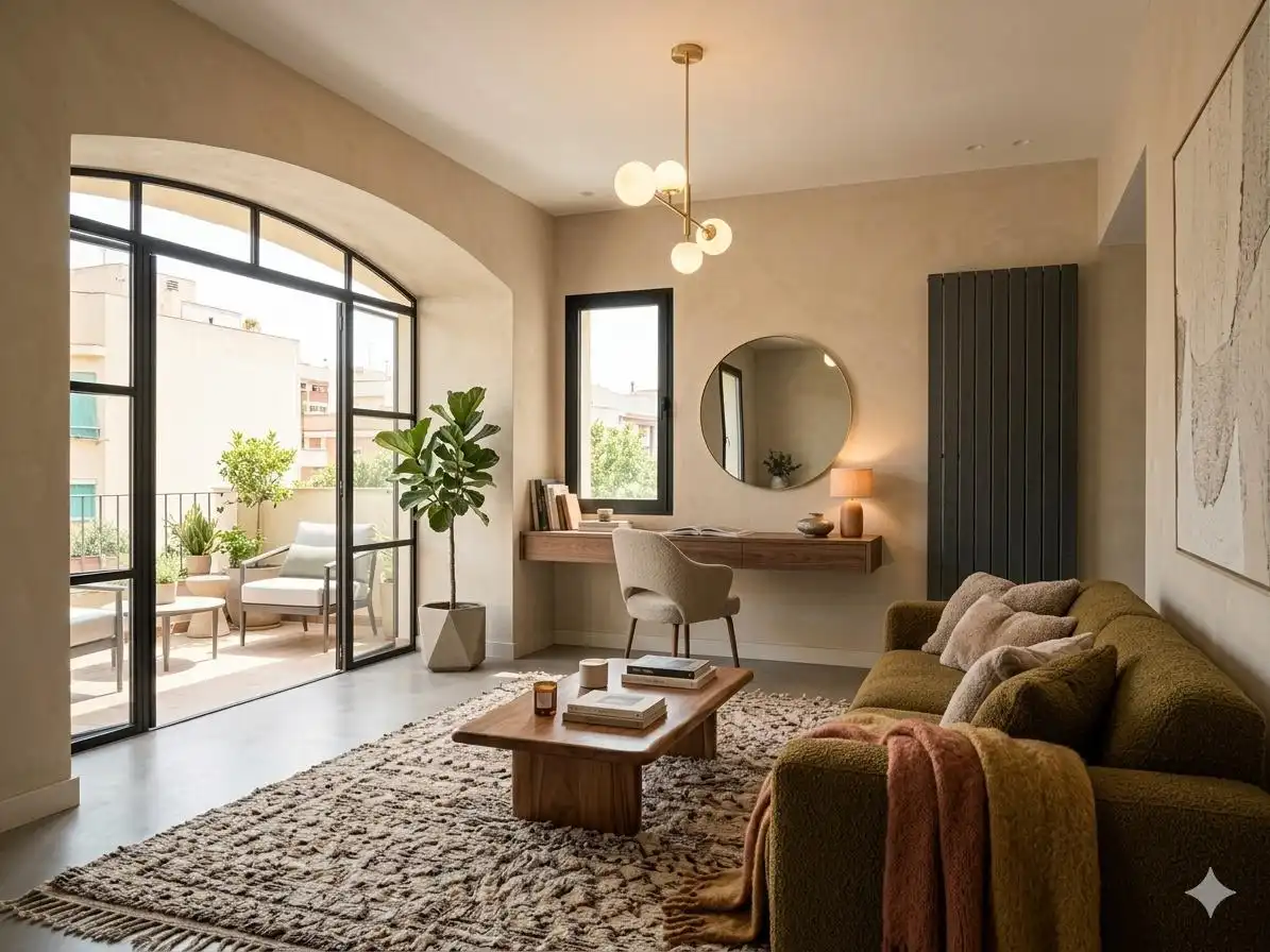 Sala d'estar de Pis en venda en Málaga Capital amb Terrassa i Balcó