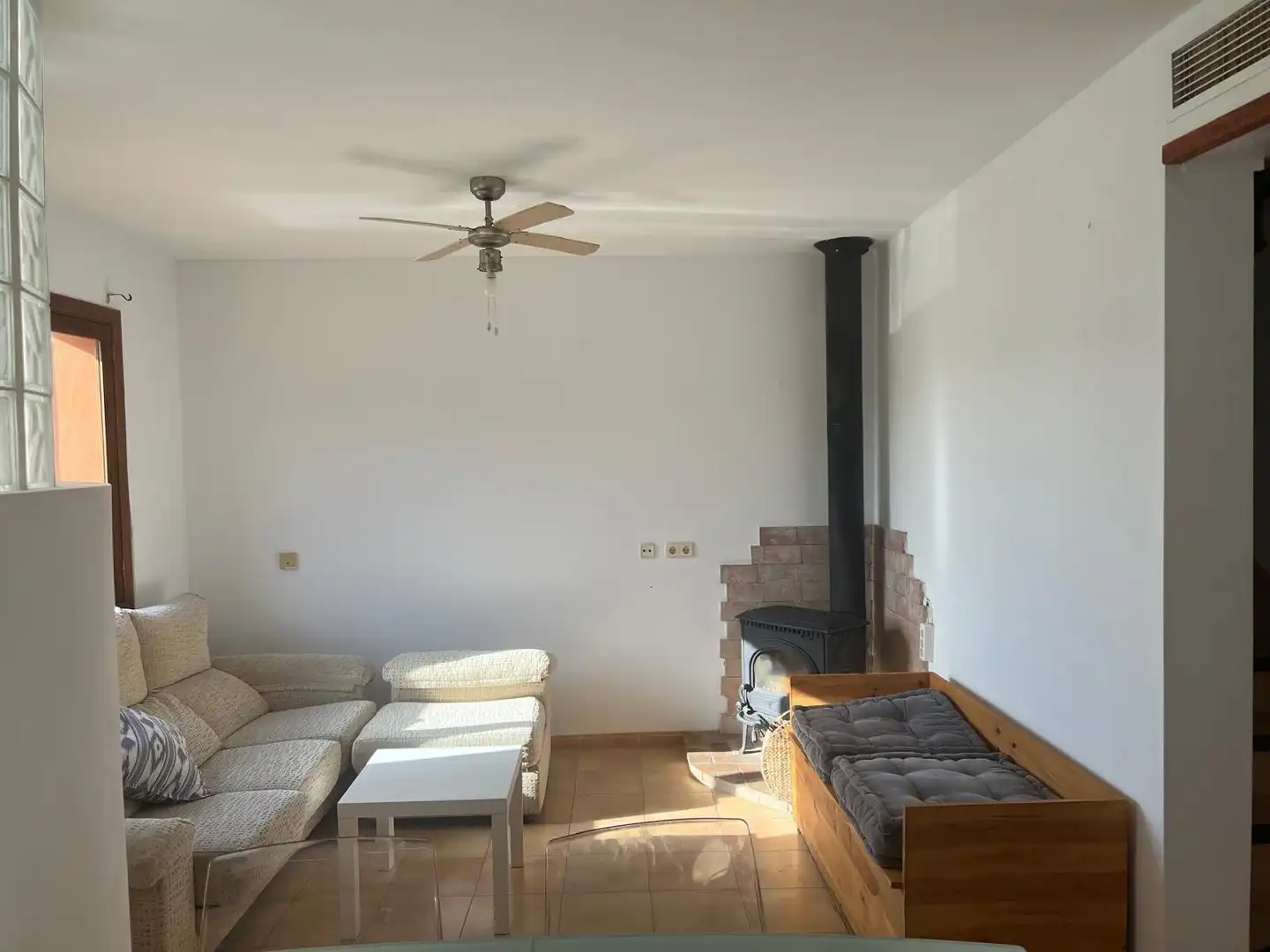 Living room of Detached homes for rent in Santanyí  with Air Conditioner and Furnished