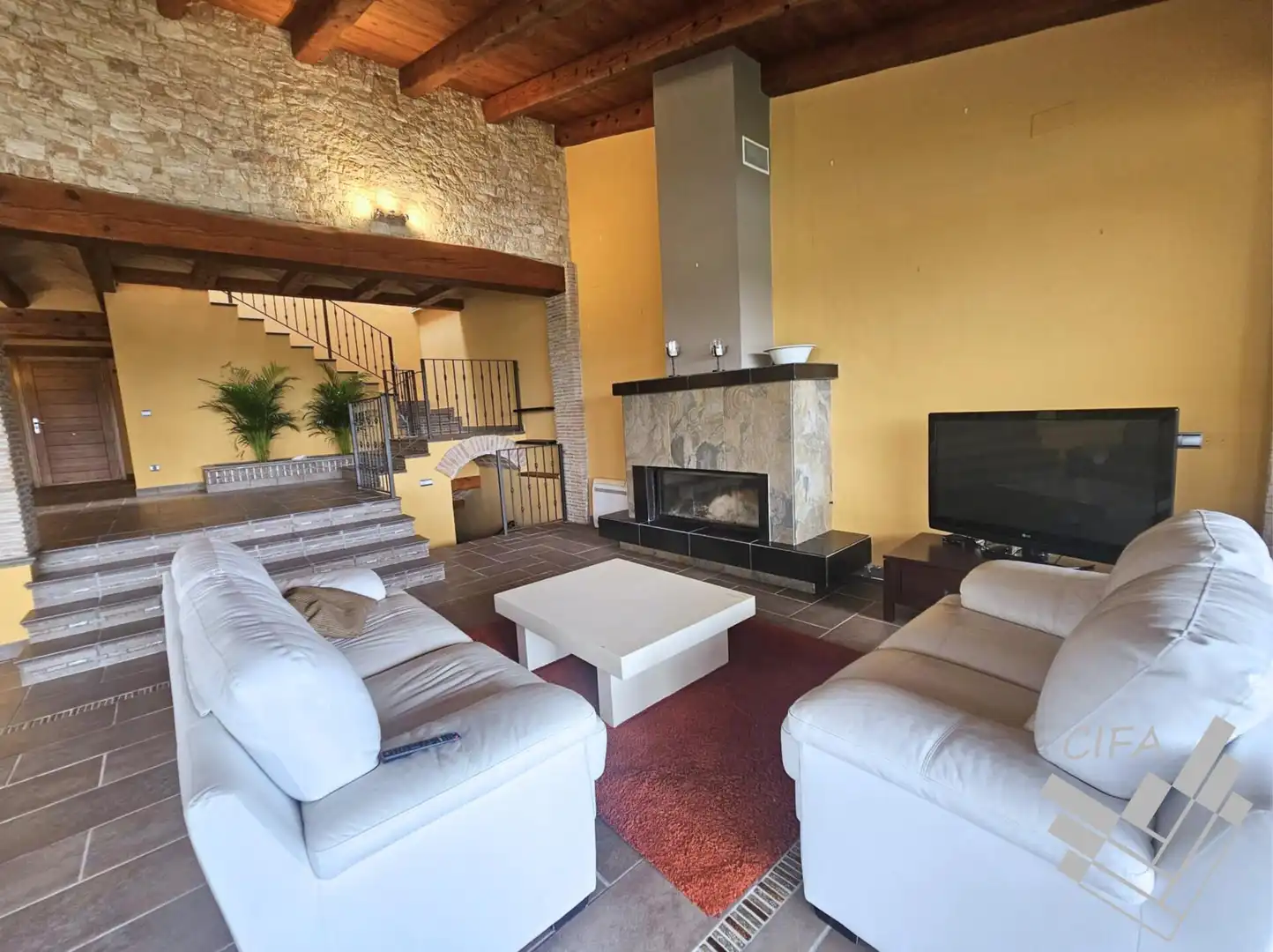 Sala de estar de Casa o chalet en venta en San Jorge / Sant Jordi con Terraza y Amueblado