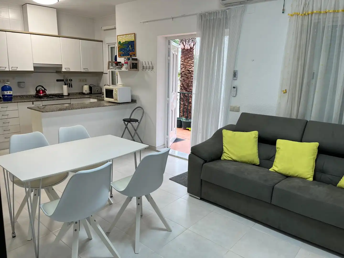 Sala de estar de Casa o chalet en venta en Peñíscola / Peníscola con Jardín privado, Terraza y Amueblado