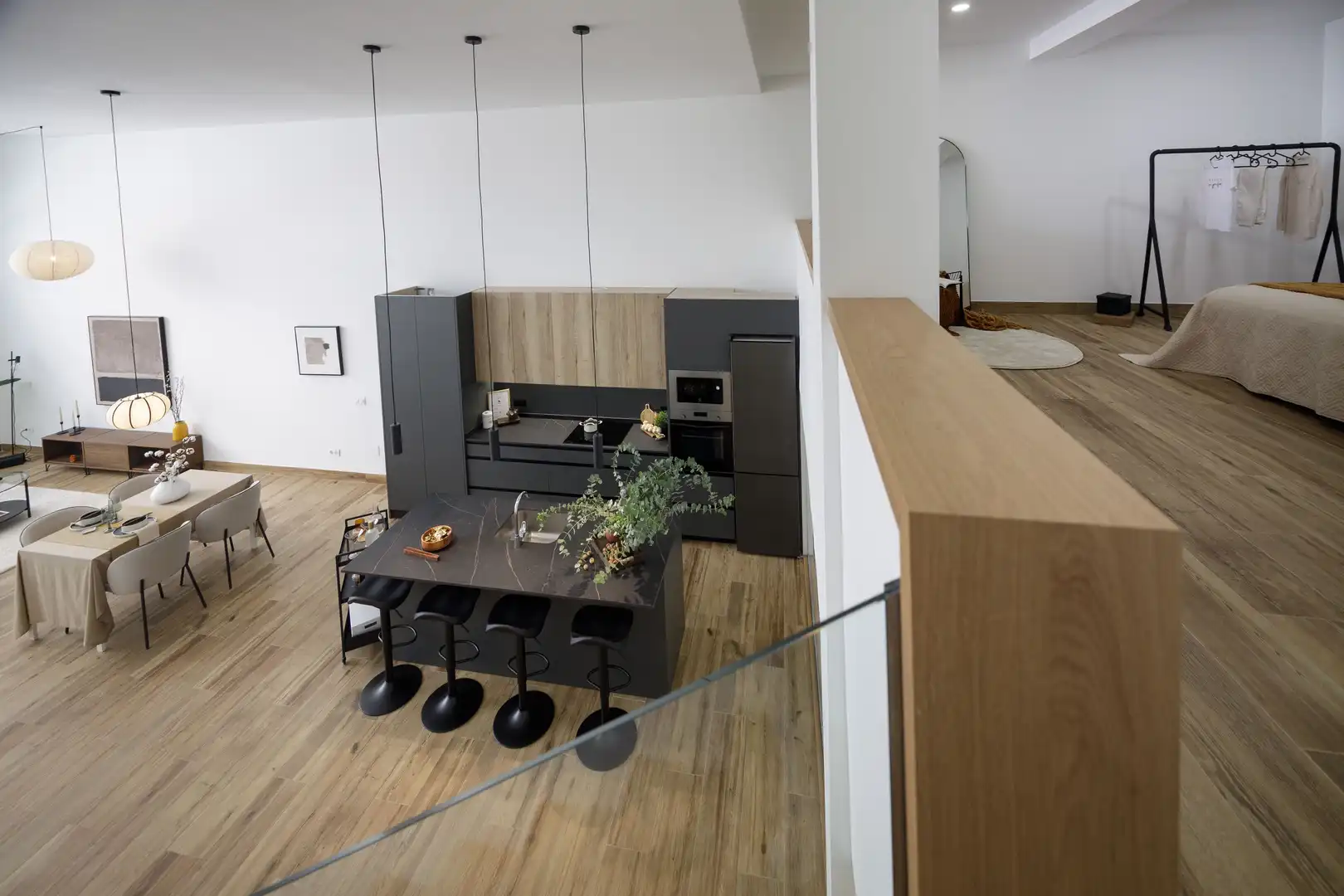 Cocina de Casa adosada en venta en Madrid con Aire acondicionado, Amueblado y Alarma