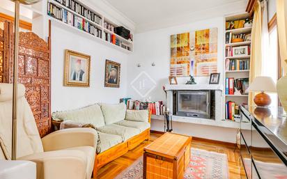 Living room of Flat for sale in  Madrid Capital  with Air Conditioner