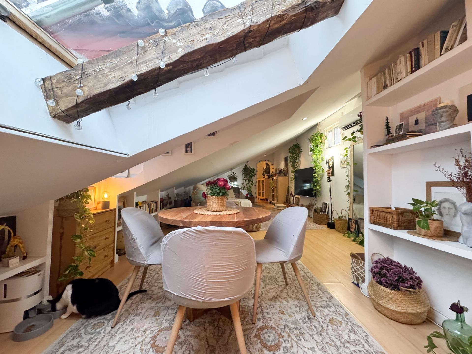 Dining room of Attic for sale in  Madrid Capital  with Air Conditioner