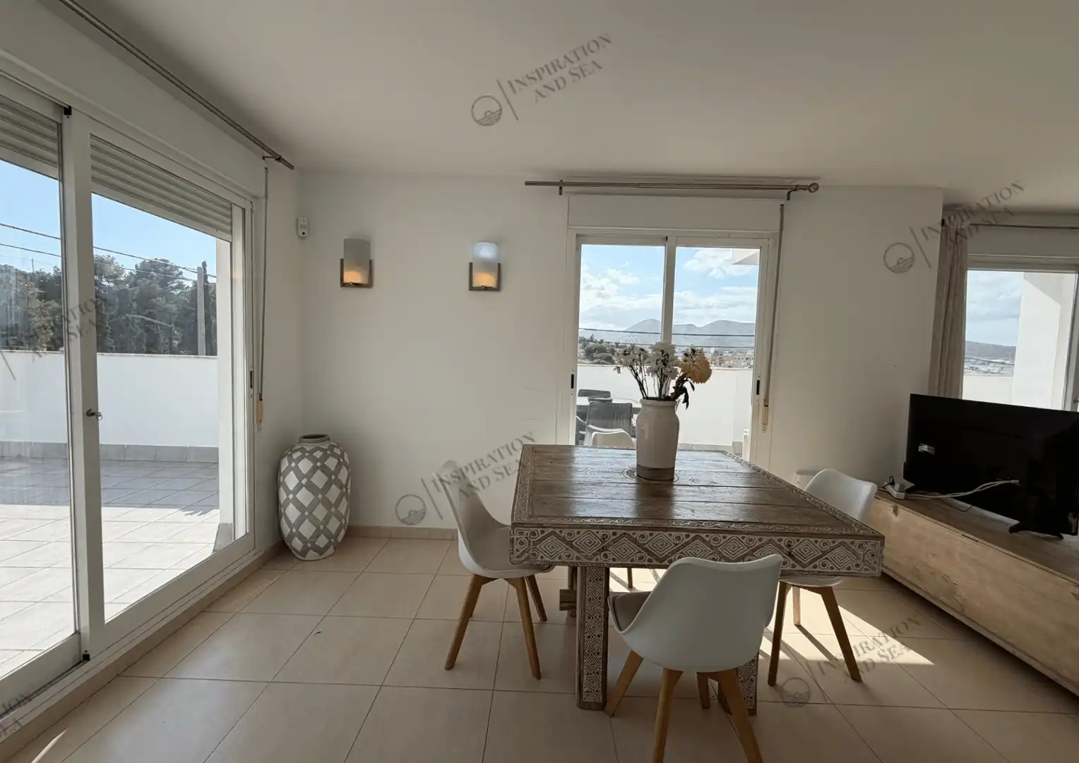 Esszimmer von Wohnung zum Verkauf in Eivissa mit Klimaanlage, Terrasse und Möbliert