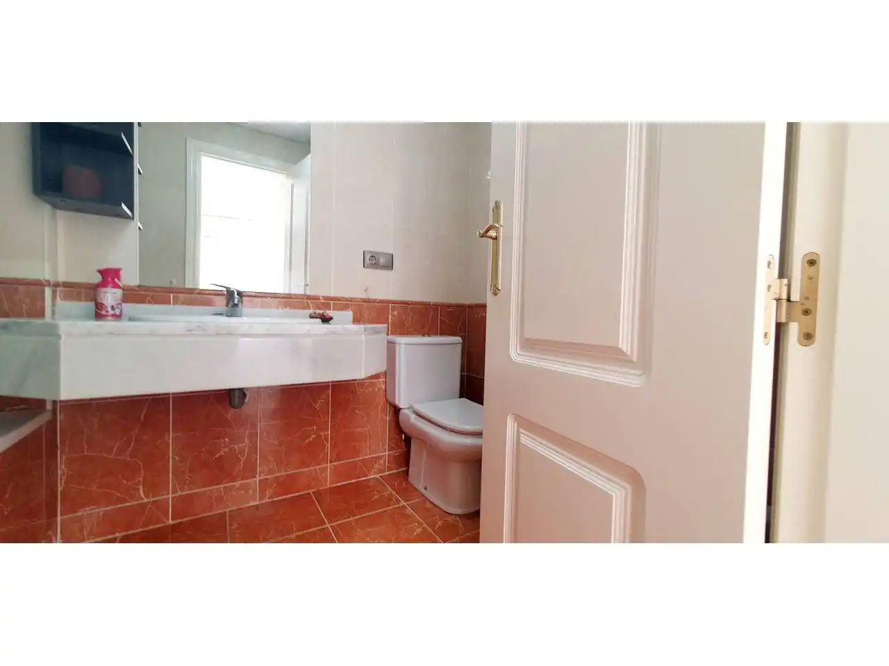 Bany de Apartament en venda en Vícar amb Aire condicionat, Calefacció i Terrassa