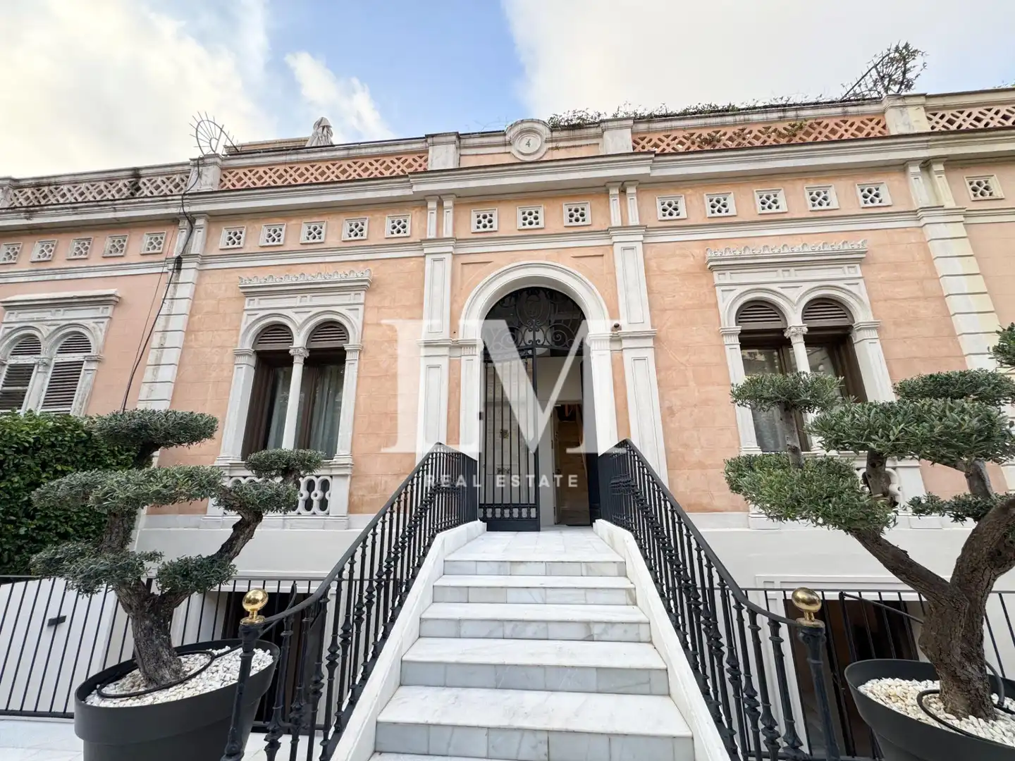 Vista exterior de Casa adosada de alquiler en Barcelona con Aire acondicionado, Jardín privado y Terraza