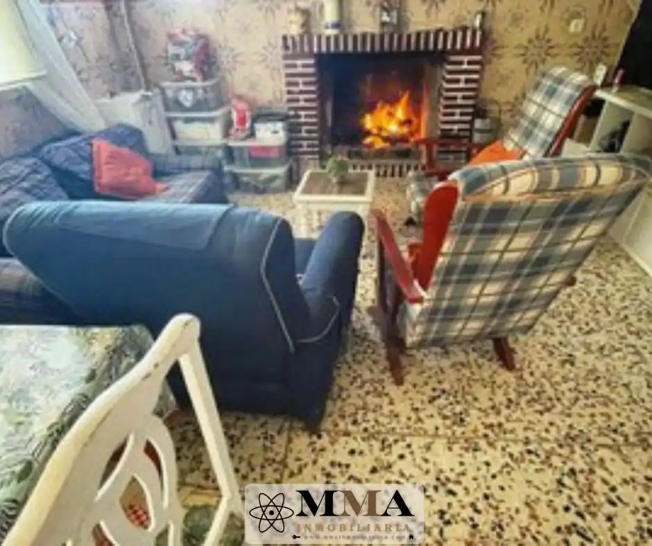 Sala de estar de Finca rústica en venta en Gibraleón con Aire acondicionado, Terraza y Piscina