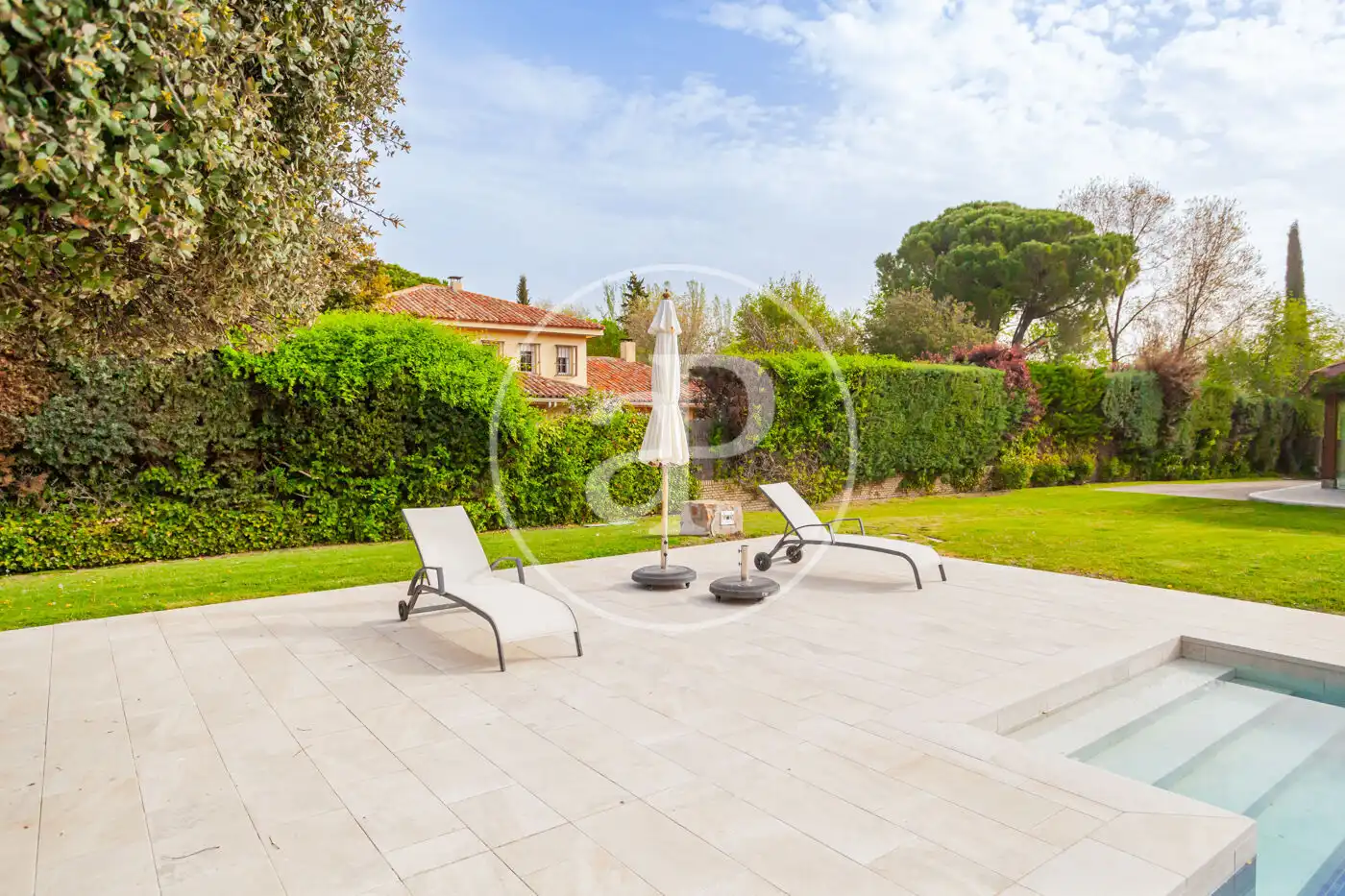 Terraza de Casa o chalet en venta en Pozuelo de Alarcón con Aire acondicionado, Calefacción y Jardín privado