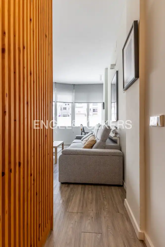 Sala d'estar de Pis en venda en  Valencia Capital amb Aire condicionat, Calefacció i Moblat