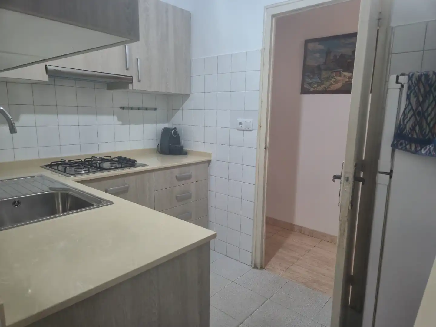 Küche von Erdgeschoss zum Verkauf in Mataró mit Terrasse und Möbliert