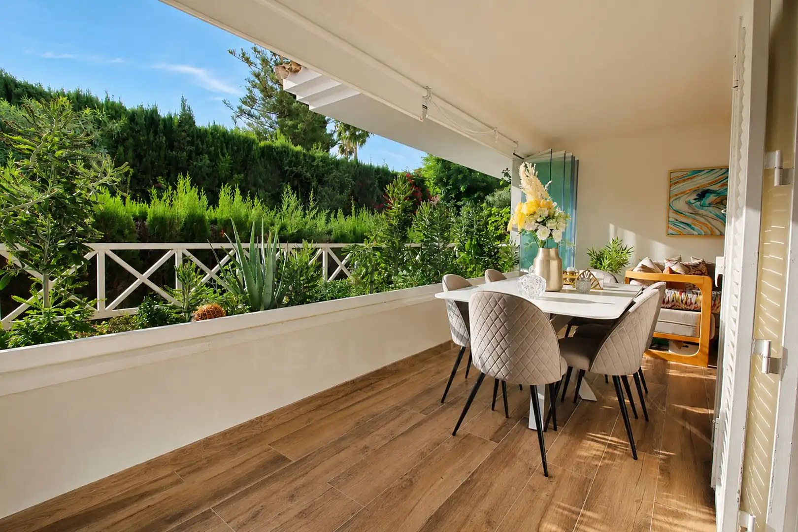 Terrace of Flat for rent in Marbella  with Air Conditioner, Terrace and Swimming Pool