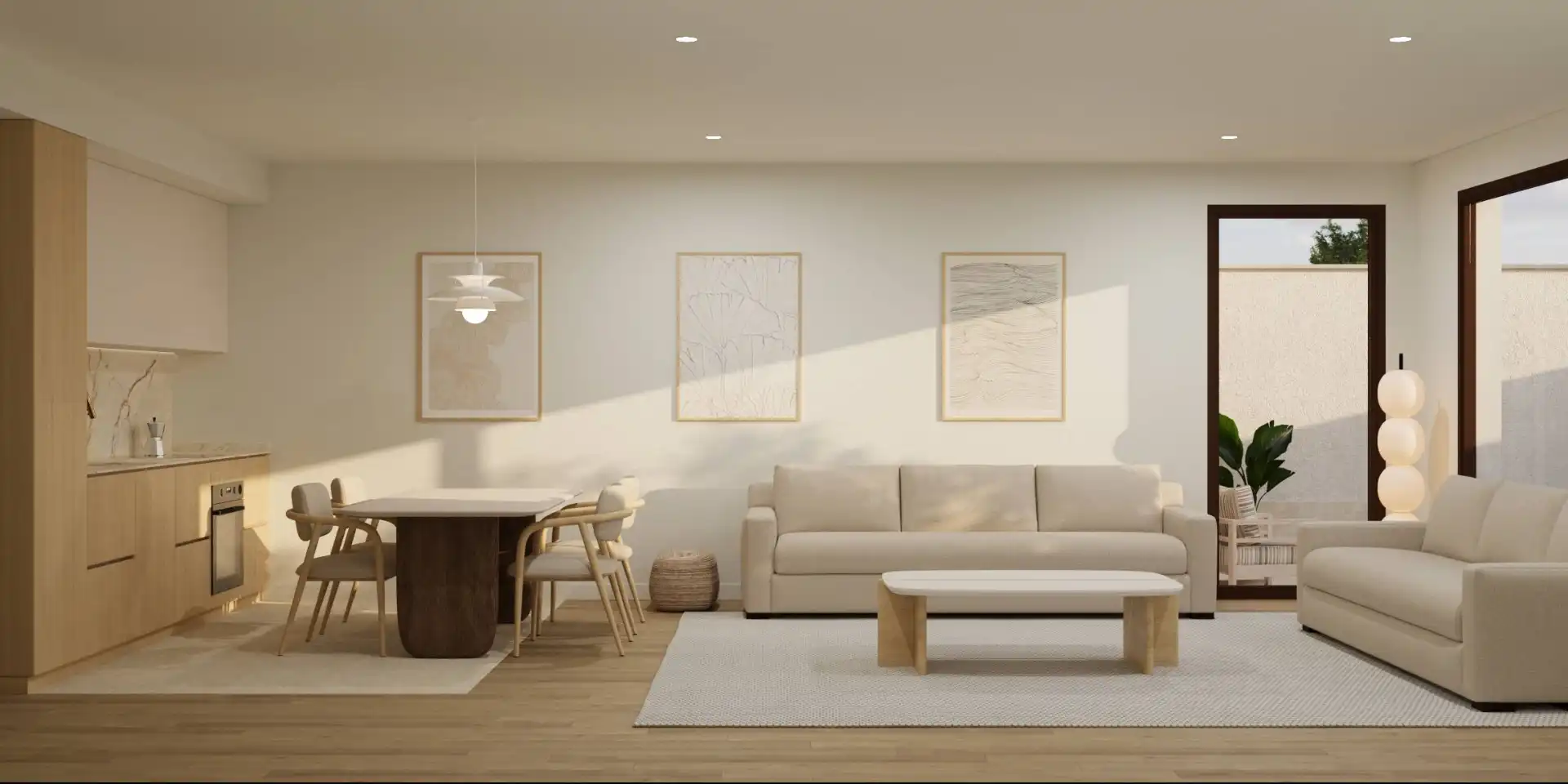 Sala de estar de Casa adosada en venta en PAU 2-600