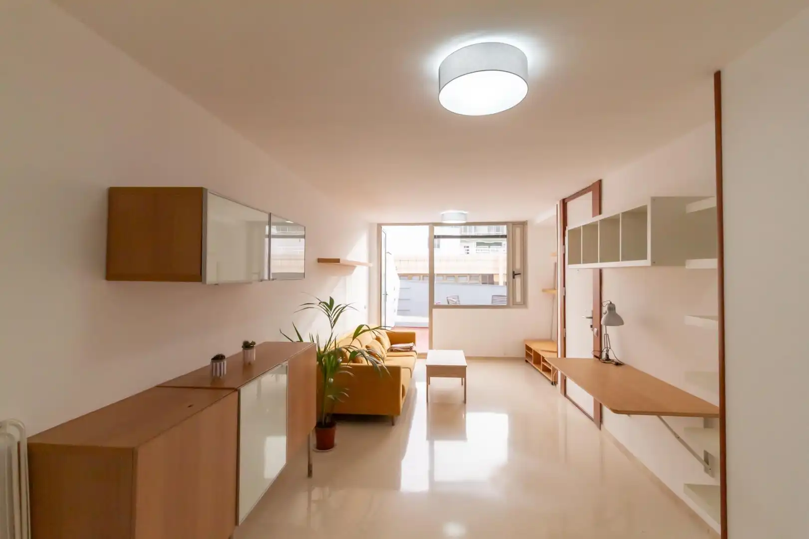 Sala d'estar de Àtic de lloguer en Centro