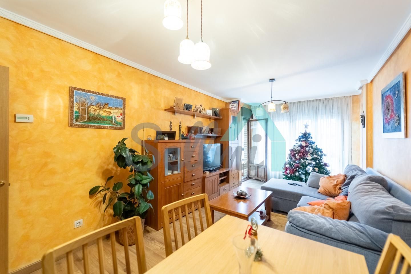 Wohnzimmer von Wohnung zum Verkauf in Castrillón mit Heizung, Terrasse und Möbliert