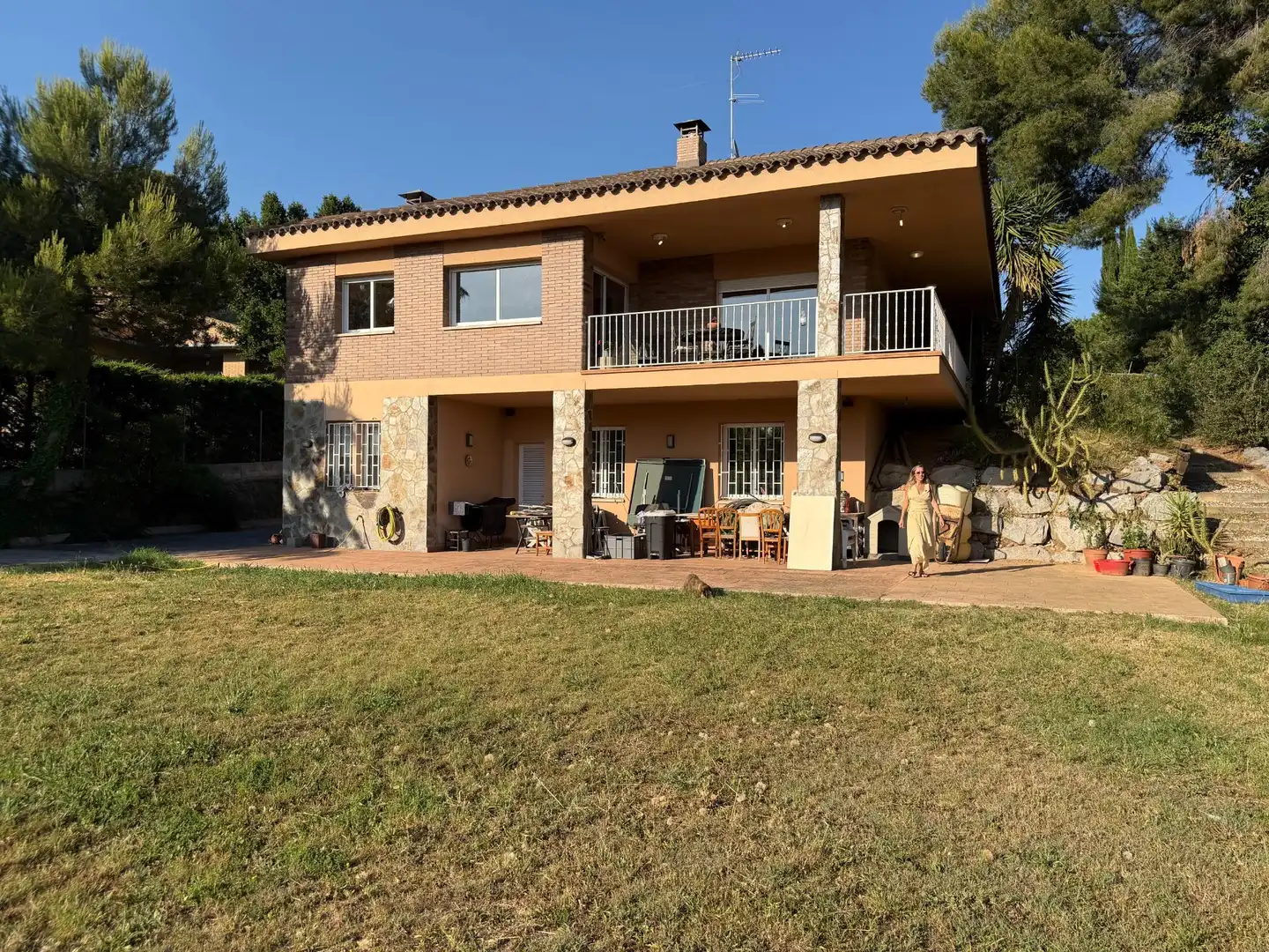Vista exterior de Casa o chalet en venta en Sabadell con Aire acondicionado, Calefacción y Jardín privado