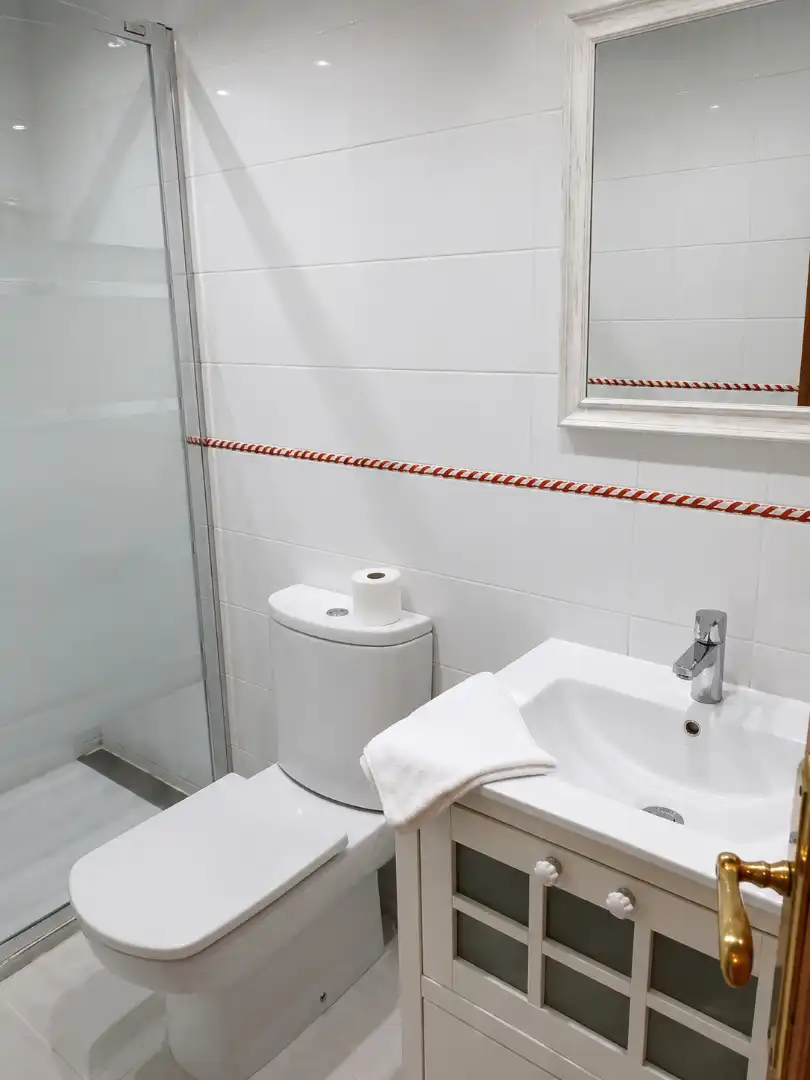 Bathroom of Flat for rent in Santander  with Heating, Terrace and Storage room