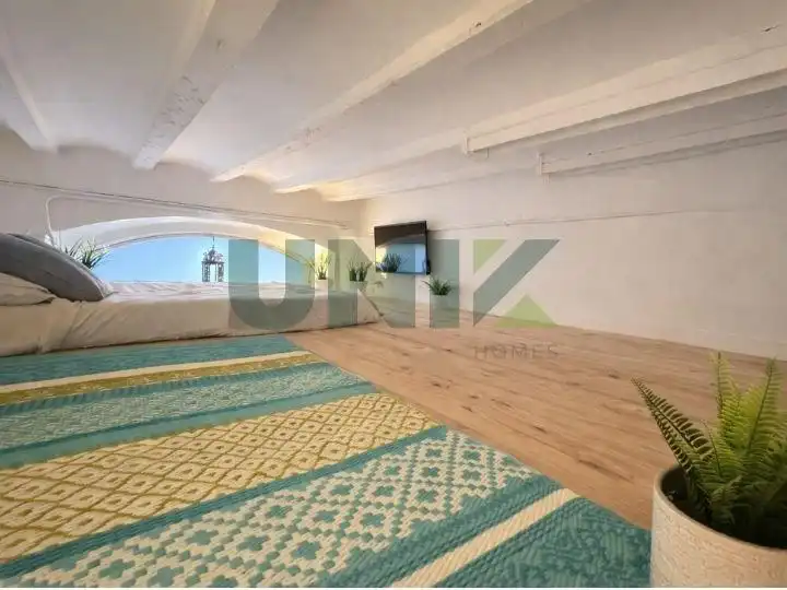 Sala de estar de Dúplex en venta en Barcelona