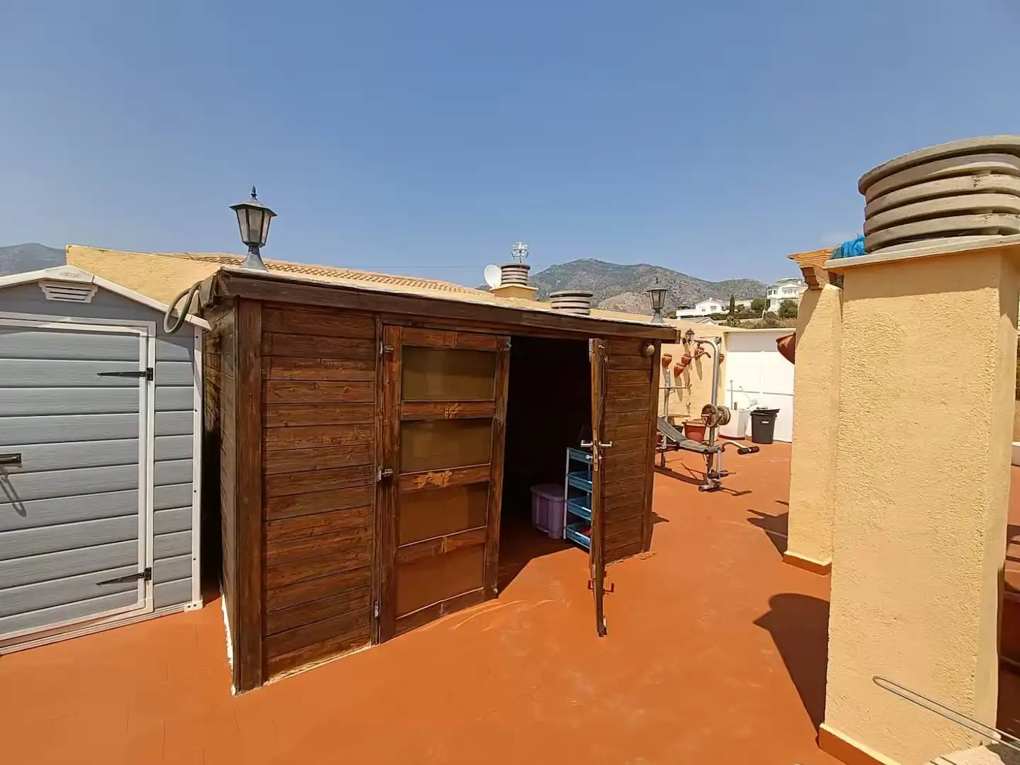 Terrassa de Àtic de lloguer en Fuengirola amb Aire condicionat, Jardí privat i Terrassa