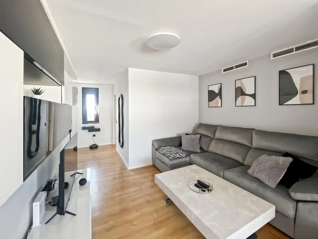 Sala de estar de Ático en venta en Madrid con Aire acondicionado, Calefacción y Terraza