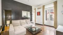 Living room of Flat for sale in  Madrid Capital  with Air Conditioner and Balcony