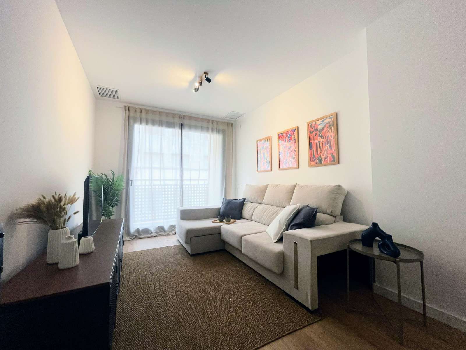 Sala d'estar de Apartament per a compartir en Terrassa amb Aire condicionat, Calefacció i Terrassa