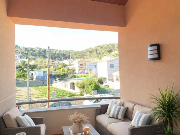 Balcony of Houses for sale in Olivella  with Air Conditioner, Terrace and Balcony