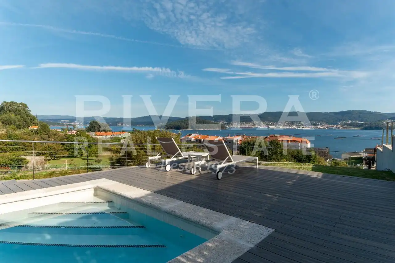 Terraza de Casa o chalet en venta en Poio con Calefacción, Jardín privado y Terraza