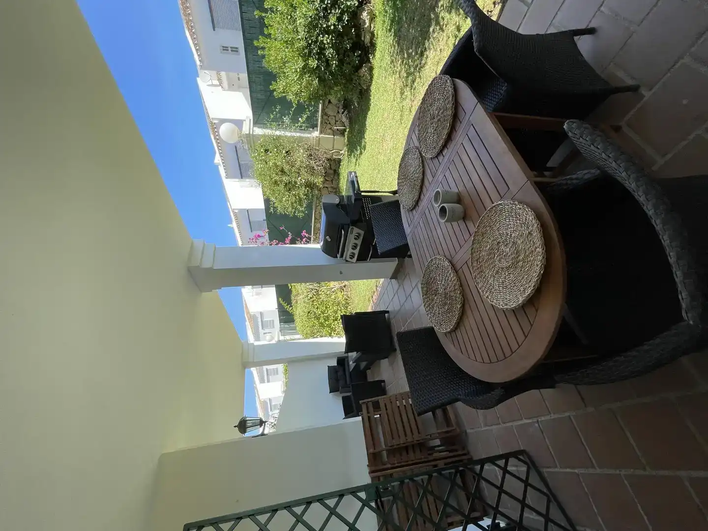 Terrasse von Wohnung zur Miete in Marbella mit Klimaanlage, Privatgarten und Schwimmbad