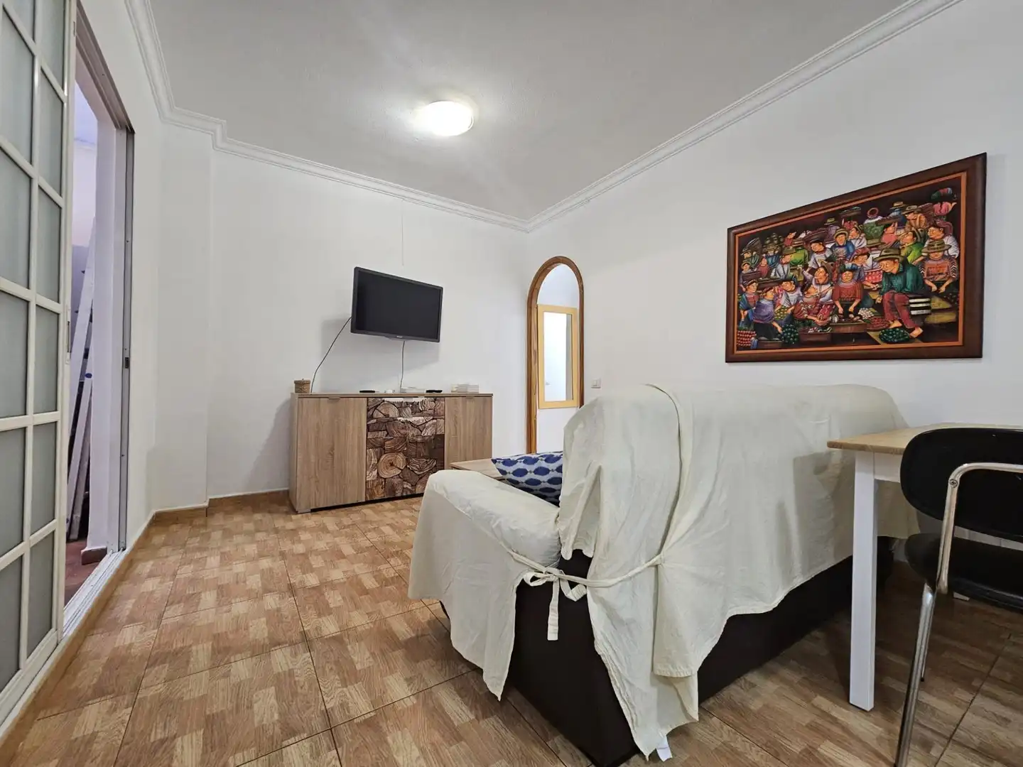Sala de estar de Piso en venta en Las Palmas de Gran Canaria