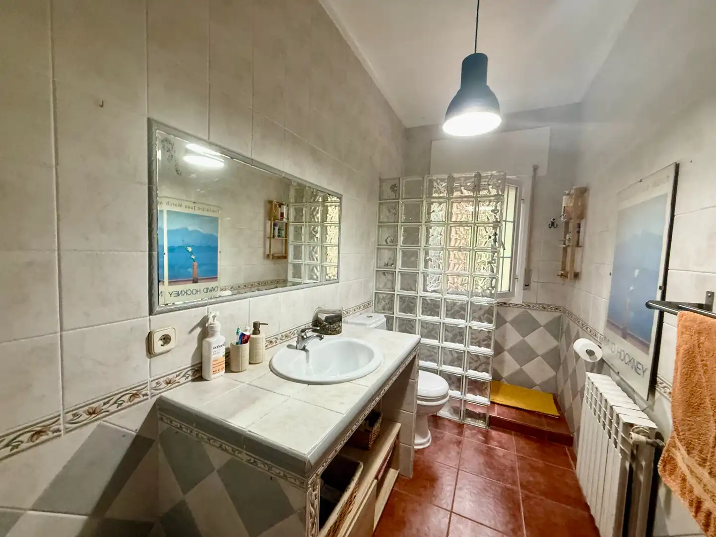 Baño de Casa o chalet en venta en Poblete con Aire acondicionado, Jardín privado y Piscina