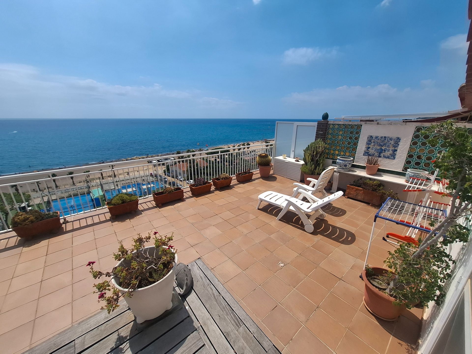 Terrace of Duplex for sale in Pineda de Mar  with Air Conditioner, Heating and Terrace