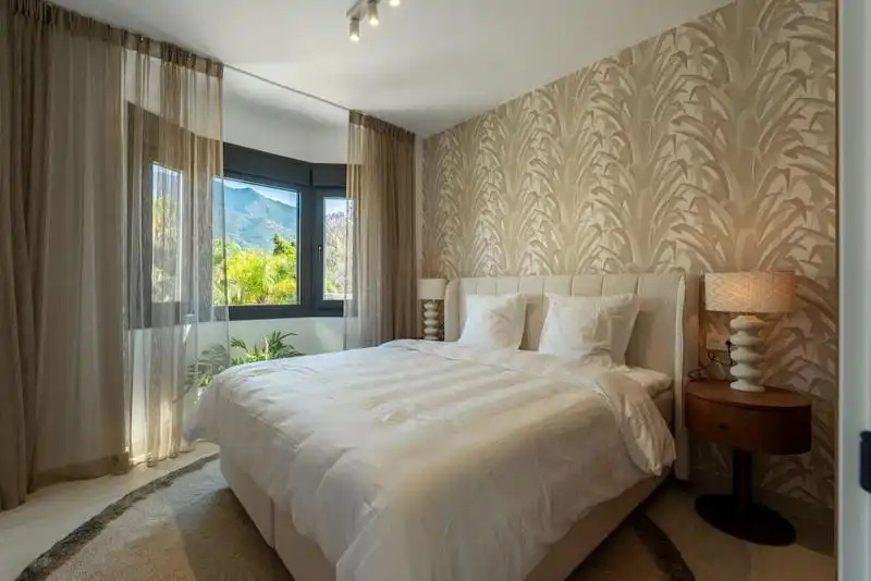 Bedroom of Detached homes for rent in Marbella  with Air Conditioner, Heating and Private garden