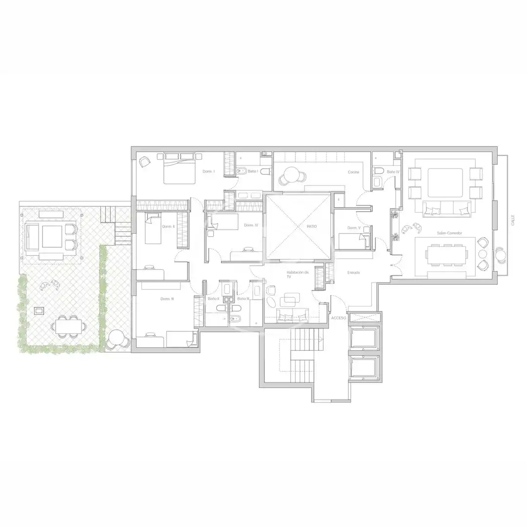 Piso en venta en C. de Pechuán, Ciudad Jardín
