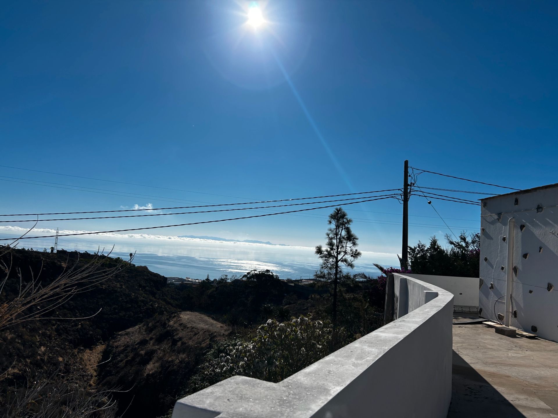 Vista exterior de Casa o xalet en venda en El Rosario amb Jardí privat, Terrassa i Traster